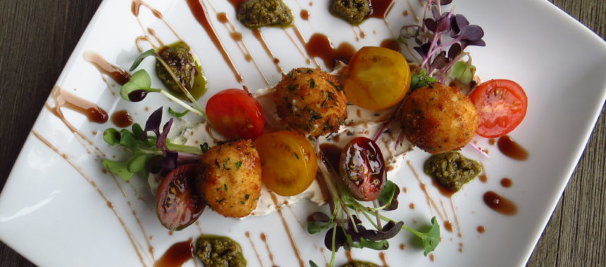 Crispy Mozzarella & Summer Tomato Salad