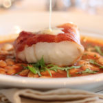 Pan-roasted, Prosciutto-wrapped Cape Cod Codfish