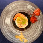 Maine Lobster Fricassee with Five Farms Apple and Calvados Sauce