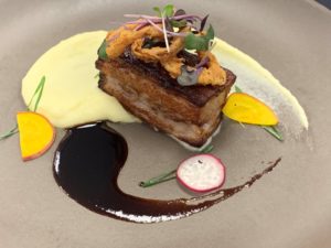 Braised Pork Belly with Hoisin Sauce, Scallions and Crispy Wontons – Recipes for Club + Resort Chef