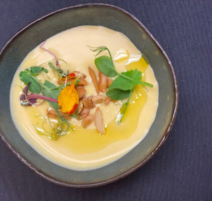 Butter-Poached Lobster and Orange Tomato Bisque – Recipes for Club ...