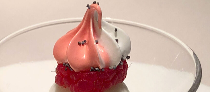Yuzu Raspberry Sorbet Bite