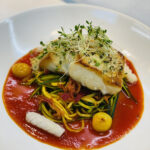 Herb and Parmesan-Crusted Cod with Zucchini “Noodles,