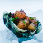 Kumamoto Oyster With Watermelon-Jalapeno-Lime Mignonette