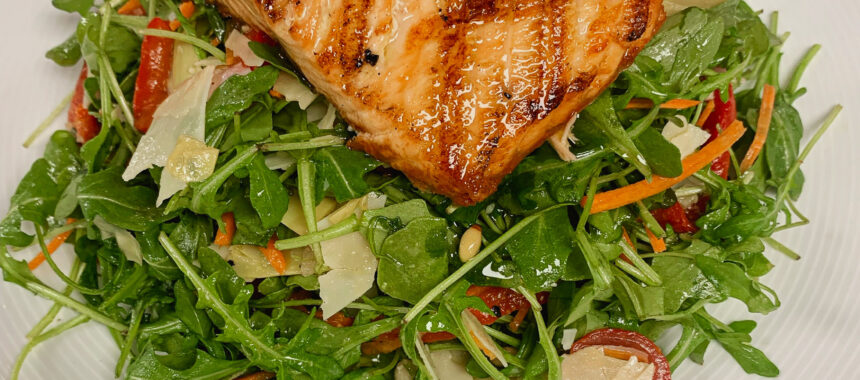 Salmon Arugula Salad