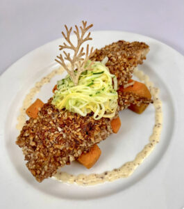 Pecan-Crusted Redfish – Recipes for Club + Resort Chef