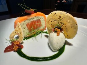 Salmon Belly Lox and Neufchâtel Terrine – Recipes for Club + Resort Chef