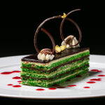 Pistachio Opera Cake