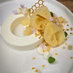 Yogurt Mousse with Pear and Honey