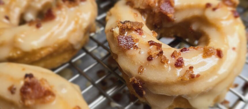 Maple-Bacon Crullers
