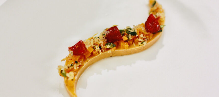 Roasted Butternut Squash and Coconut Mousse