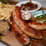 Smoked Portobello Mushroom and Gouda Cheese Bratwurst