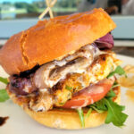 Florida Gulf Shrimp and Grouper Burger