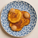 Sweet Potato Churro Pancakes, Pop-Out Honey, Cinnamon Sugar Butter Hive
