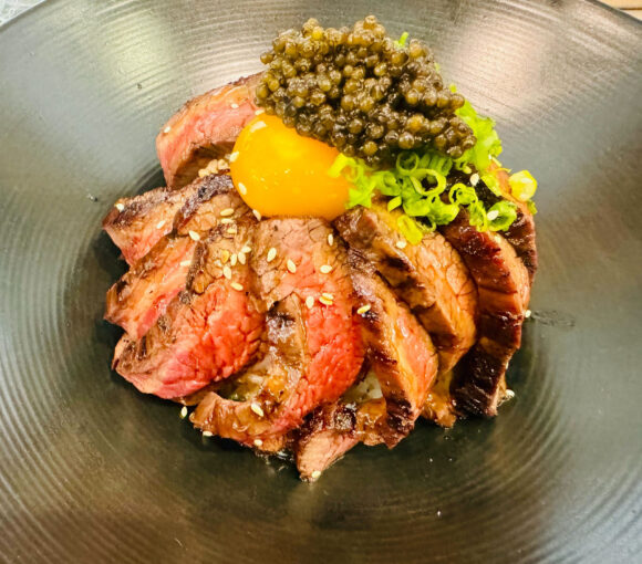 Cured Egg Yolk Recipes For Club Resort Chef Wagyu Donburi Recipe 580x510