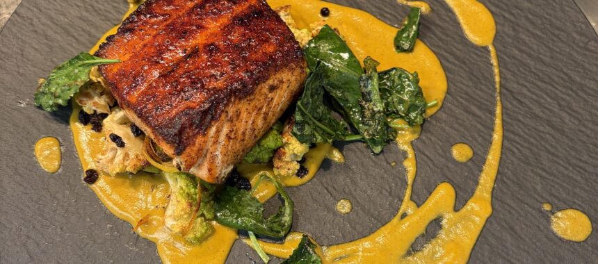 Oaxacan-Inspired Ora King Salmon