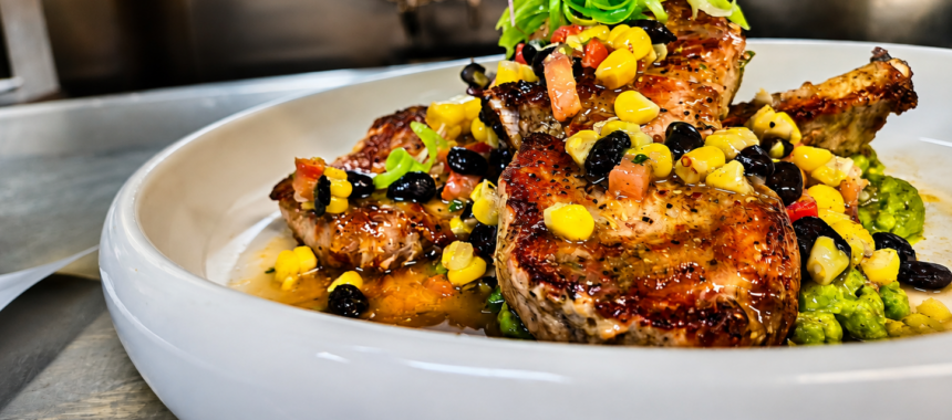 Grilled Adobo-Spiced Ibérico Pork Chop